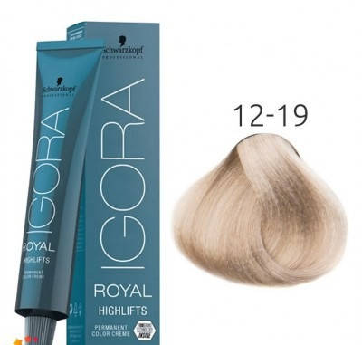 Краска для волос Schwarzkopf Igora Royal Highlift 60 мл 12-19 Специальный блондин сандрэ-фиолетовый
Краска для волос Schwarzkopf Igora Royal Highlift 60 мл 12-19 Специальный блондин сандрэ-фиолетовый