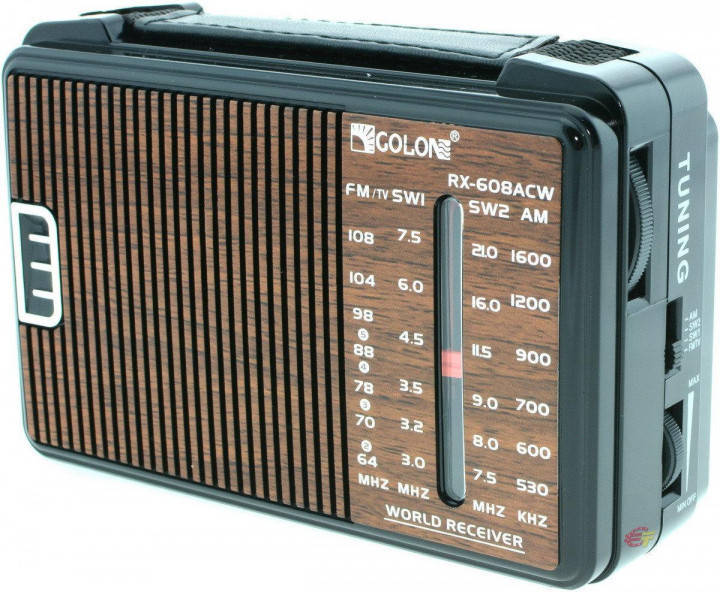 Радиоприемник GOLON RX-608ACW, всеволновой радиоприемник, радиоприемник golon AM/FM/TV/SW1-2
Радиоприемник GOLON RX-608ACW, всеволновой радиоприемник, радиоприемник golon AM/FM/TV/SW1-2