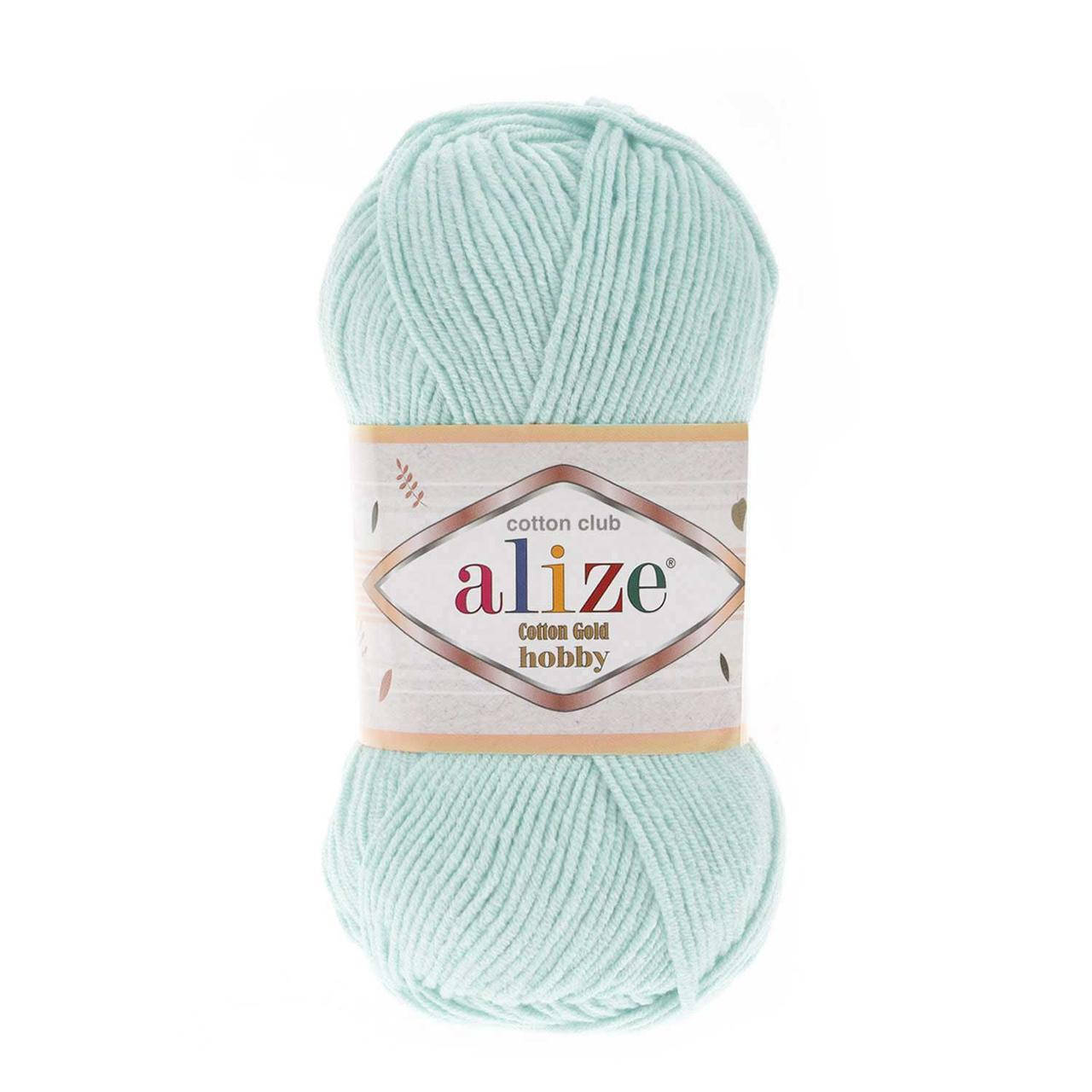 Alize Cotton Gold Hobby (Ализе Котон Голд Хобби) № 514 светло-мятный (Пряжа хлопок, нитки для вязания), Мята
Alize Cotton Gold Hobby (Ализе Котон Голд Хобби) № 514 светло-мятный (Пряжа хлопок, нитки для вязания), Мята