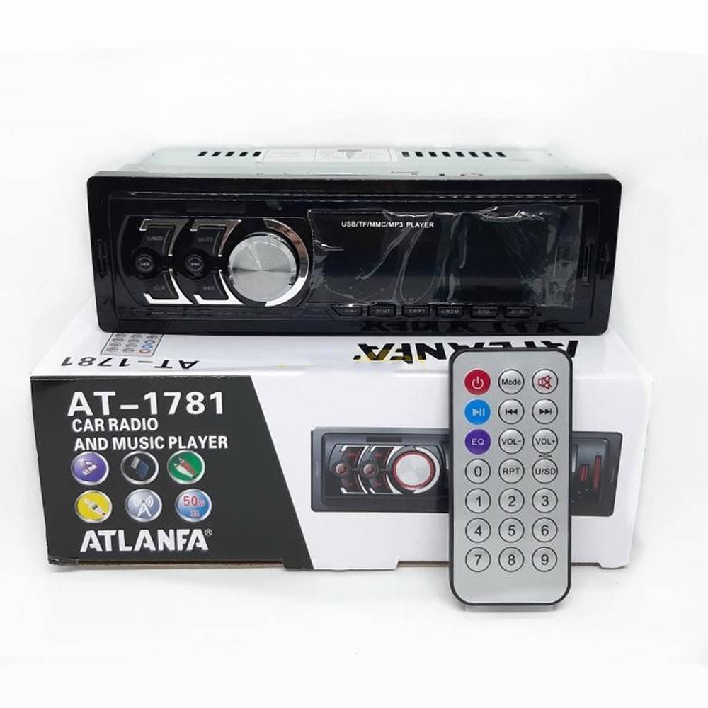 Автомагнитола с 2 выходами ATLANFA-1781 с USB-вход MP3 Bluetooth 1din / Магнитола в машину с флешкой
Автомагнитола с 2 выходами ATLANFA-1781 с USB-вход MP3 Bluetooth 1din / Магнитола в машину с флешкой