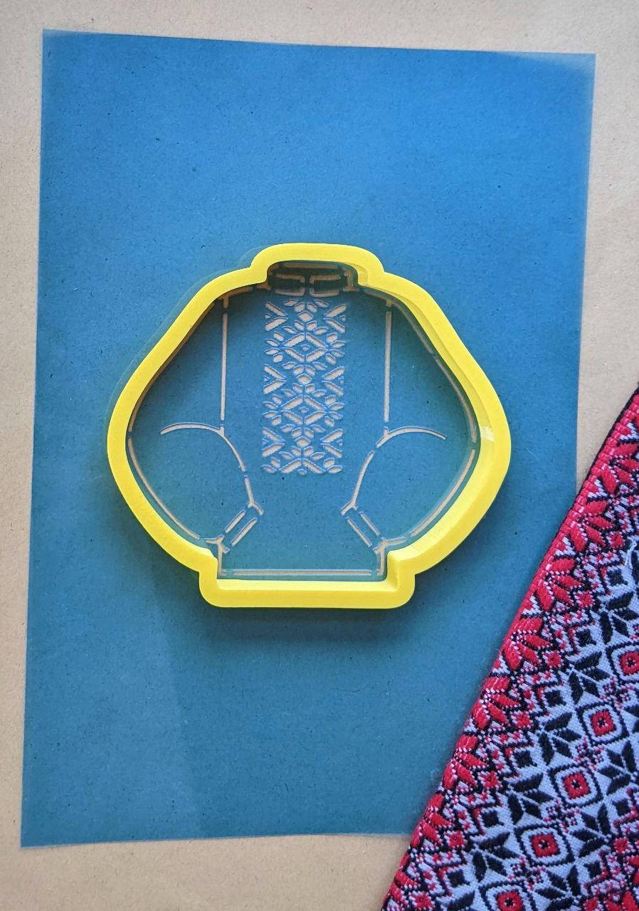 Трафарет + вирубка для пряників "Вишиванка" / Трафарет + вырубка "Вышиванка" 
Трафарет + вирубка для пряників "Вишиванка" / Трафарет + вырубка "Вышиванка"