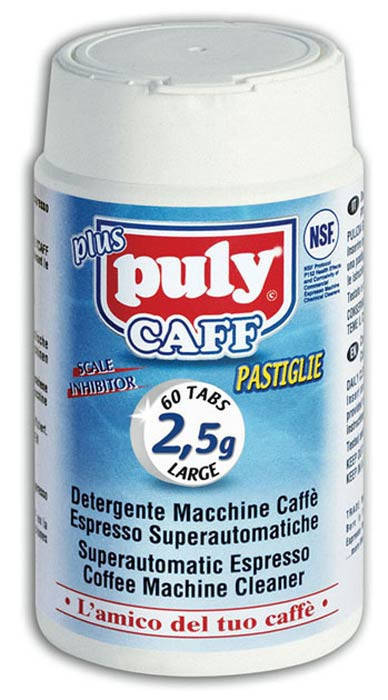 PULY CAFF Plus ® Tabs NSF, таблетки, банка 60 таб. х 2,5 гр. Средство для чистки кофейных жиров
PULY CAFF Plus ® Tabs NSF, таблетки, банка 60 таб. х 2,5 гр. Средство для чистки кофейных жиров