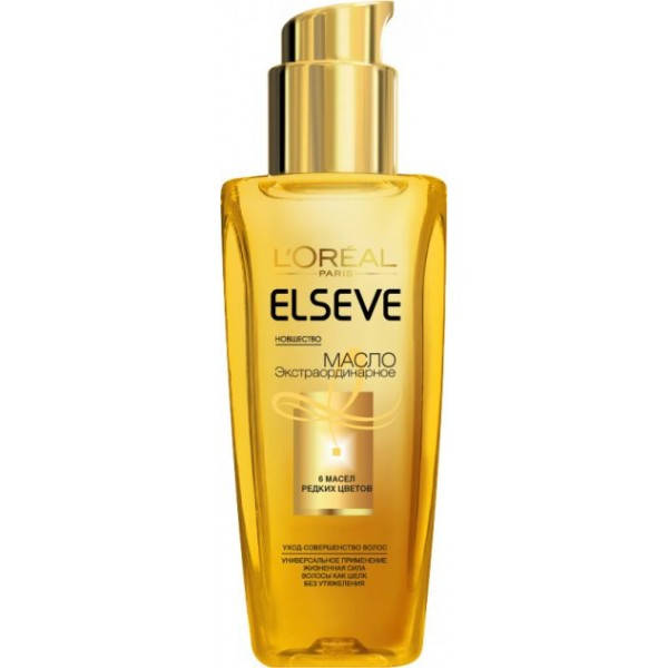 Экстраординарное восстанавливающее масло L'Oreal Paris Elseve для всех типов волос, 100 мл
Экстраординарное восстанавливающее масло L'Oreal Paris Elseve для всех типов волос, 100 мл