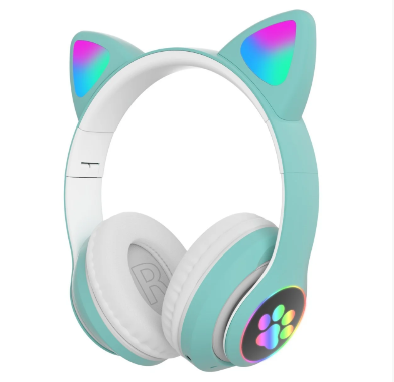 Беспроводные наушники Cat VZV-23M Bluetooth с кошачьими ушками и LED подсветкой ( цвет нежной мяты), Мятный
Беспроводные наушники Cat VZV-23M Bluetooth с кошачьими ушками и LED подсветкой ( цвет нежной мяты), Мятный