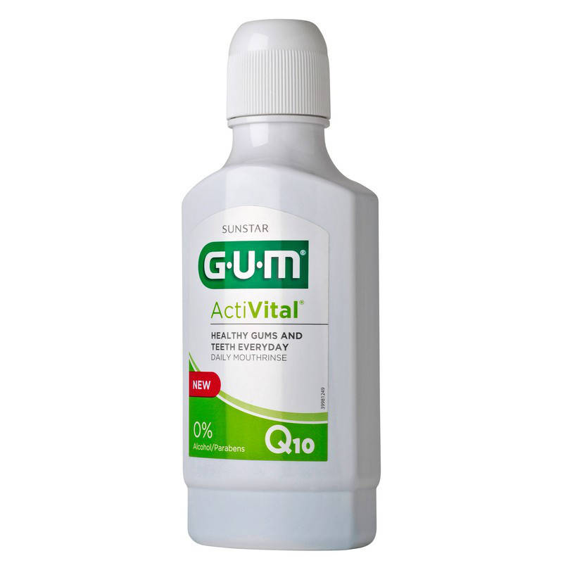 Ополаскиватель для полости рта GUM ACTIVITAL, 300 мл 
Ополаскиватель для полости рта GUM ACTIVITAL, 300 мл