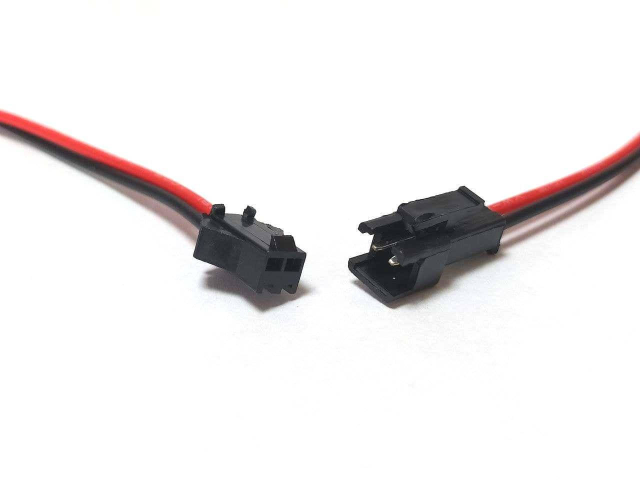 Соединительный кабель 18AWG JST Connector 2pin (20см провод красный+черный) комплект male+female
Соединительный кабель 18AWG JST Connector 2pin (20см провод красный+черный) комплект male+female