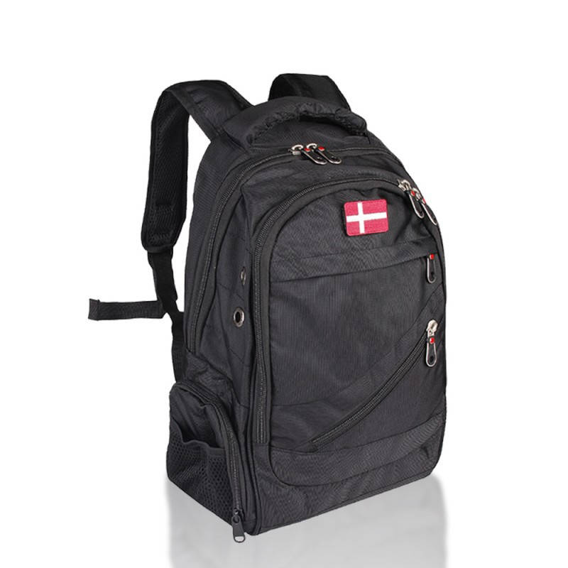 Рюкзак Swiss Gear школьный с ортопедической спинкой городской рюкзак детский 12L с входом USB AUX Black 
Рюкзак Swiss Gear школьный с ортопедической спинкой городской рюкзак детский 12L с входом USB AUX Black