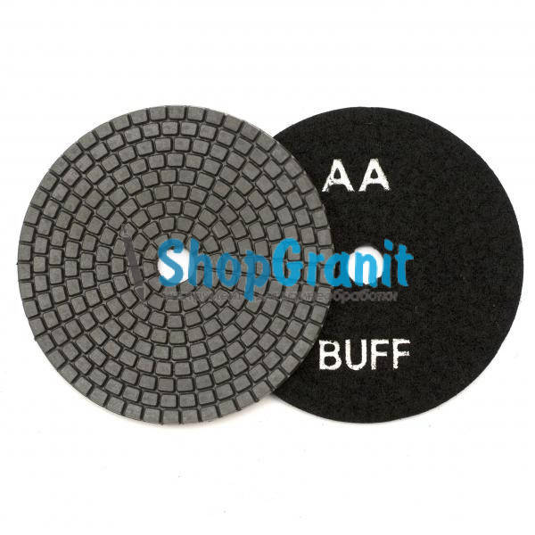 Гибкий полировальный круг белый BUFF AA 100мм типа StoneCraft алмазные черепашки, алмазные липучки, джепи,
Гибкий полировальный круг белый BUFF AA 100мм типа StoneCraft алмазные черепашки, алмазные липучки, джепи,