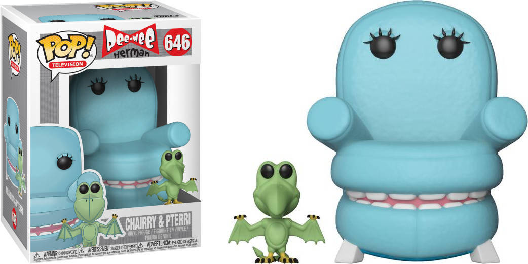 Фигурка Funko Pop Фанко Поп Пи-Ви Герман Стул с Птерри Pee-wee’s Playhouse Chairry 10см Cartoon PWH 646
Фигурка Funko Pop Фанко Поп Пи-Ви Герман Стул с Птерри Pee-wee’s Playhouse Chairry 10см Cartoon PWH 646