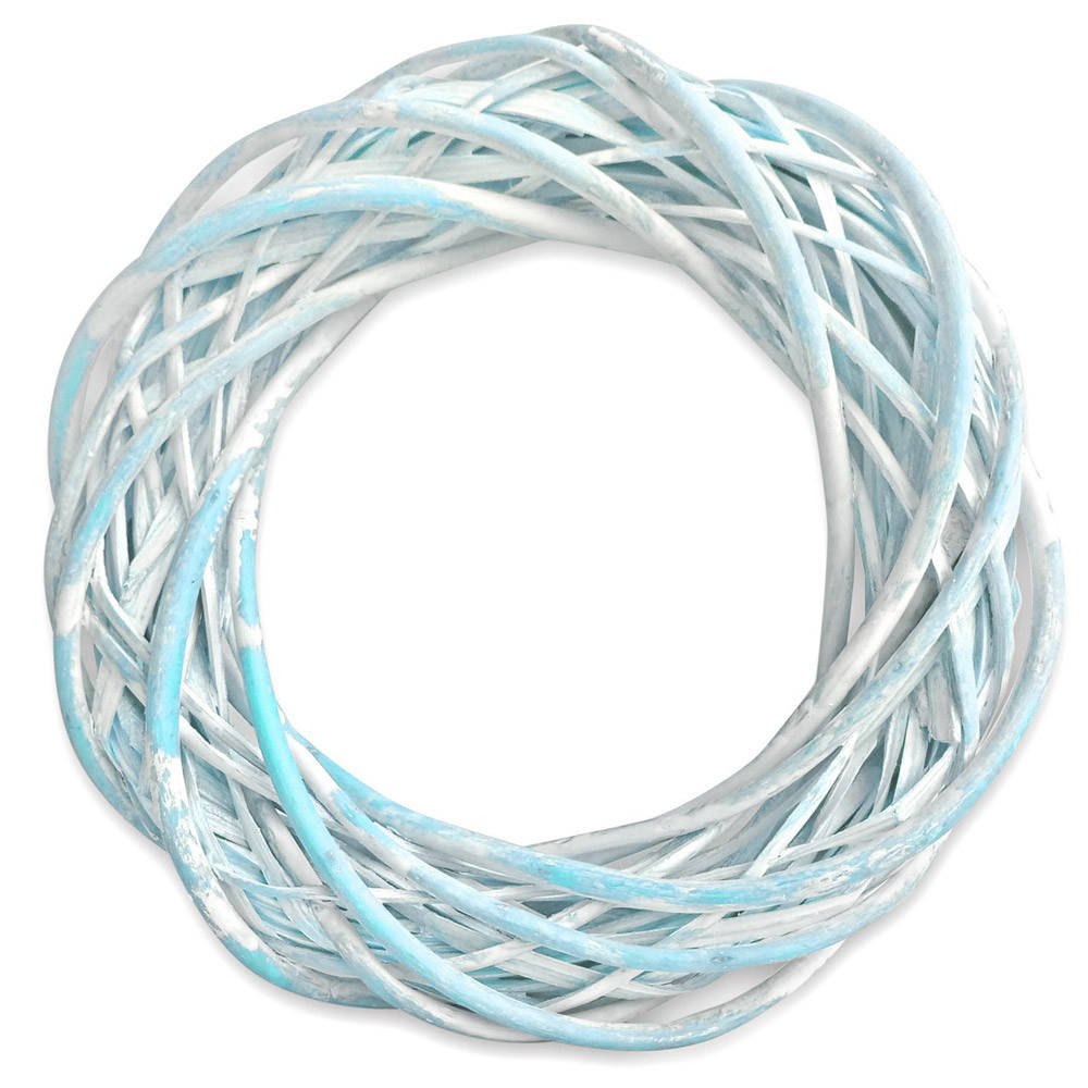 Венок из лозы 25 см бирюзовый
Венок из лозы 25 см бирюзовый