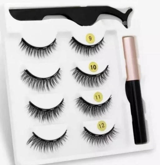 Набор накладные магнитные ресницы+подводка+пинцет Magnetic eyelashes 5 магнитов (5523), Черный
Набор накладные магнитные ресницы+подводка+пинцет Magnetic eyelashes 5 магнитов (5523), Черный