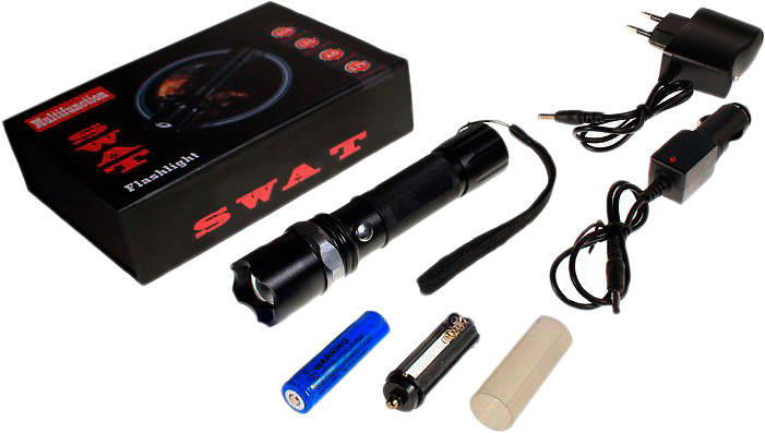 Фонарь Police в руку SWAT WD206 
Фонарь Police в руку SWAT WD206