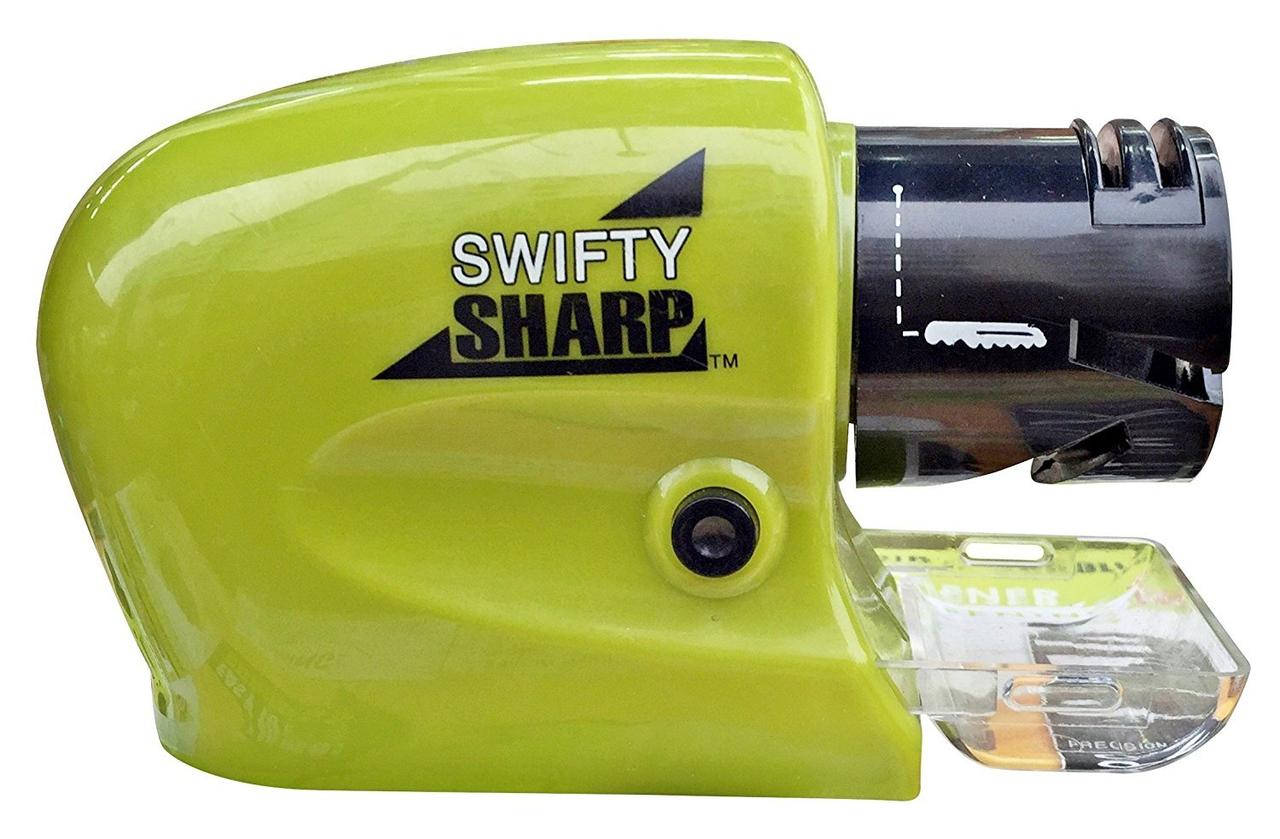 Электрическая точилка для ножей и ножниц Swifty Sharp электрозаточка ножа на батарейках BLM
Электрическая точилка для ножей и ножниц Swifty Sharp электрозаточка ножа на батарейках BLM