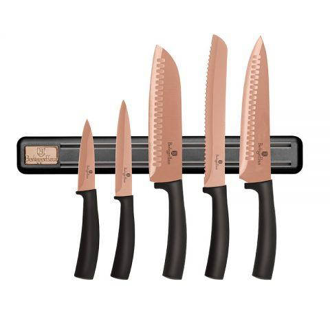 Набор ножей BERLINGER HAUS Rosegold Metallic Line с магнитной подставкой 6 пр Цвет черный 2614ABH
Набор ножей BERLINGER HAUS Rosegold Metallic Line с магнитной подставкой 6 пр Цвет черный 2614ABH