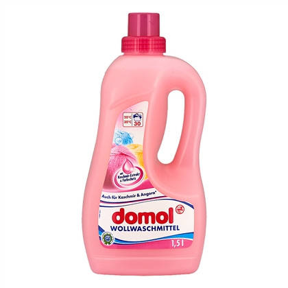 Domol Flüssigwollwaschmittel 30 WL - Гель для стирки изделий из шерсти и шелка, 30 стирок, 1,5 л
Domol Flüssigwollwaschmittel 30 WL - Гель для стирки изделий из шерсти и шелка, 30 стирок, 1,5 л