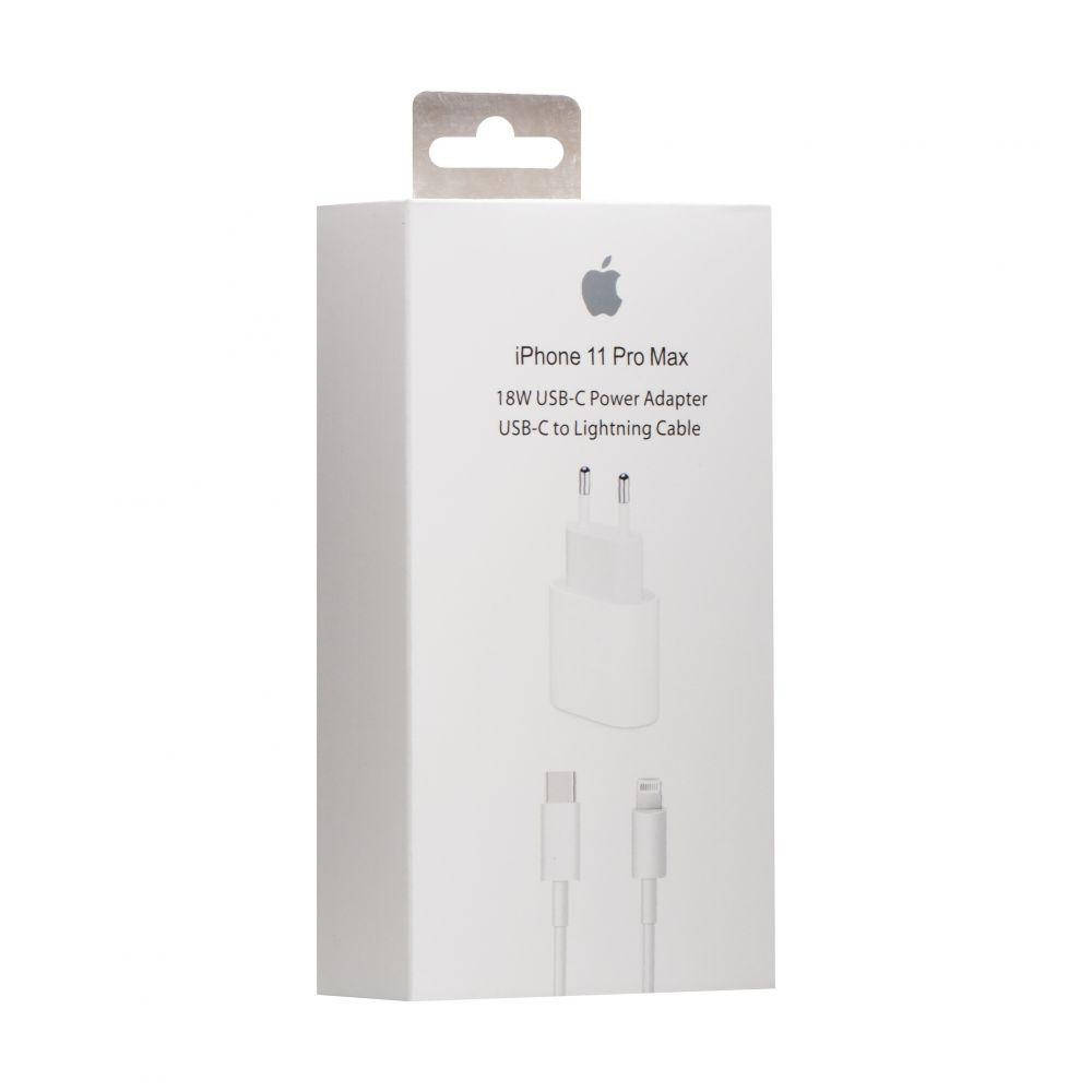 Зарядное устройство Apple iPhone USB-C PD 18W fast charge + USB Кабель lightning - type-c лого
Зарядное устройство Apple iPhone USB-C PD 18W fast charge + USB Кабель lightning - type-c лого