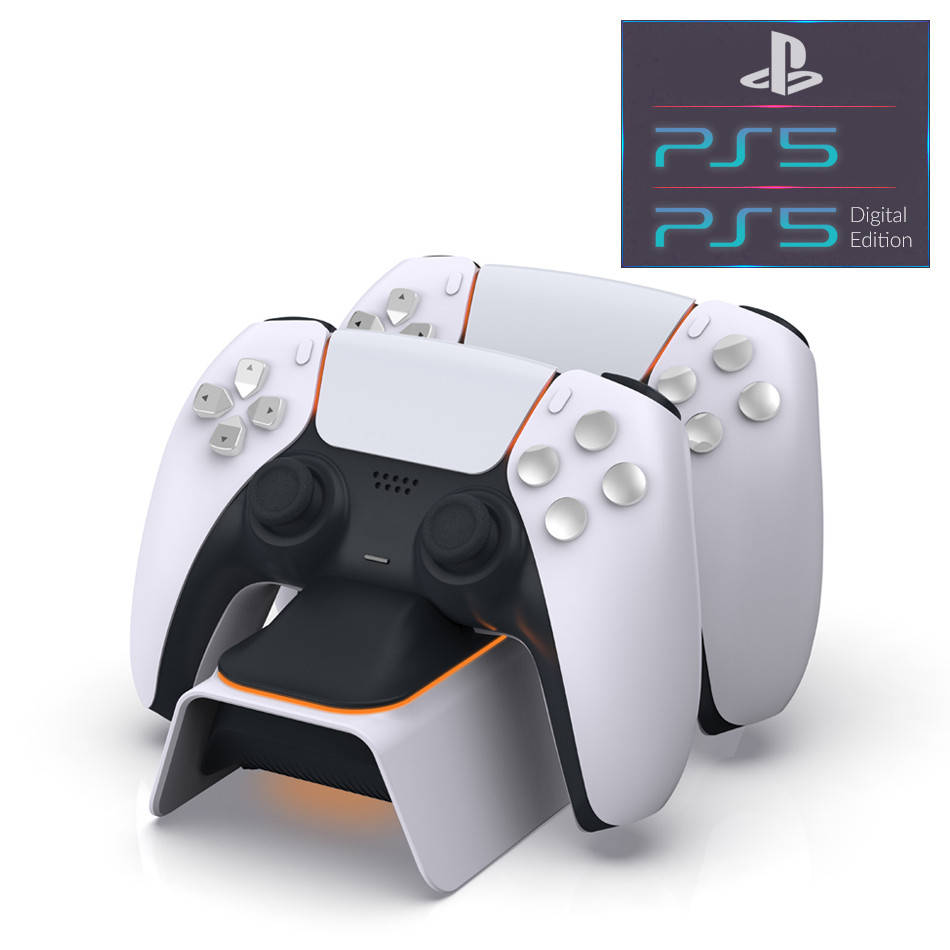 Зарядная док станция DOBE подставка для геймпадов DualSense PlayStation 5 PS5/PS5 Digital Edition
Зарядная док станция DOBE подставка для геймпадов DualSense PlayStation 5 PS5/PS5 Digital Edition