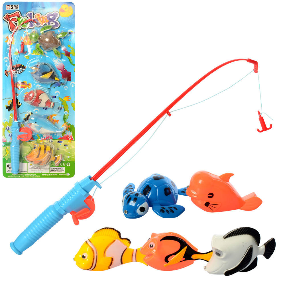 Рыбалка детская, удочка с магнитом, морские обитатели 5 шт, 2 вида, 999-5A-6A
Рыбалка детская, удочка с магнитом, морские обитатели 5 шт, 2 вида, 999-5A-6A