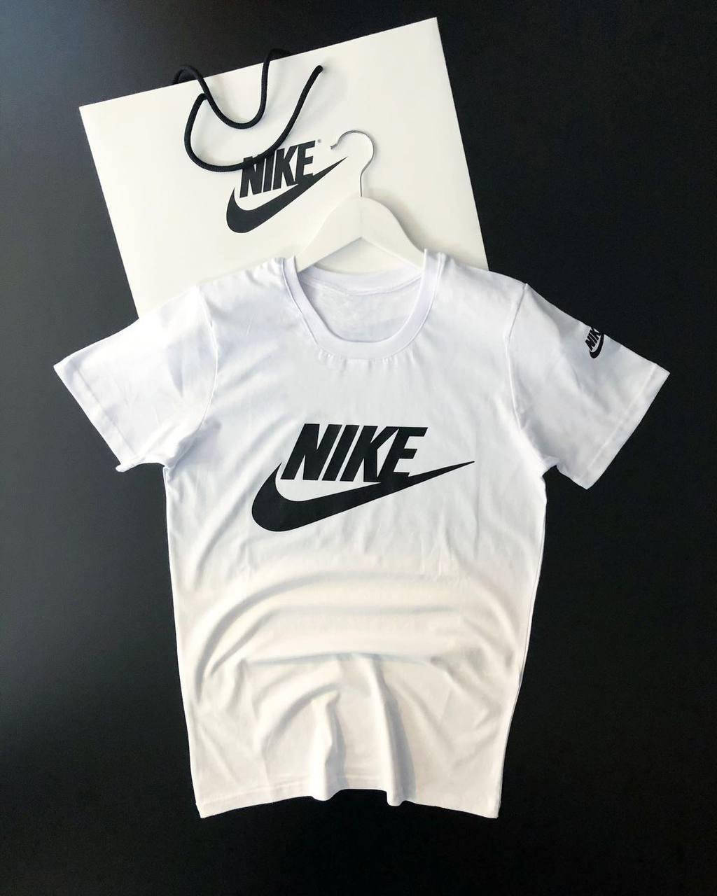Мужская Летняя Футболка Nike (Найк) В Белом Цвете с Большим Логотипом | Белая Футболка Nike (Найк) Big logo
Мужская Летняя Футболка Nike (Найк) В Белом Цвете с Большим Логотипом | Белая Футболка Nike (Найк) Big logo