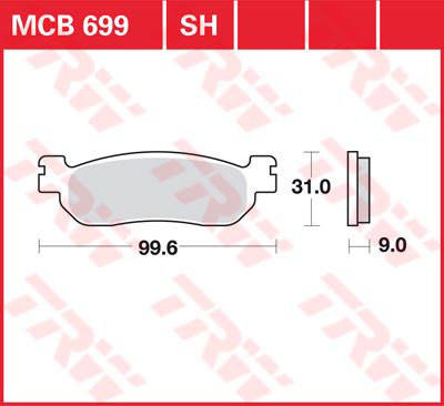 Тормозные колодки мото TRW-LUCAS задние MCB699 для мотоцикла Yamaha R6 / Majesty / X-MAX / R1
Тормозные колодки мото TRW-LUCAS задние MCB699 для мотоцикла Yamaha R6 / Majesty / X-MAX / R1