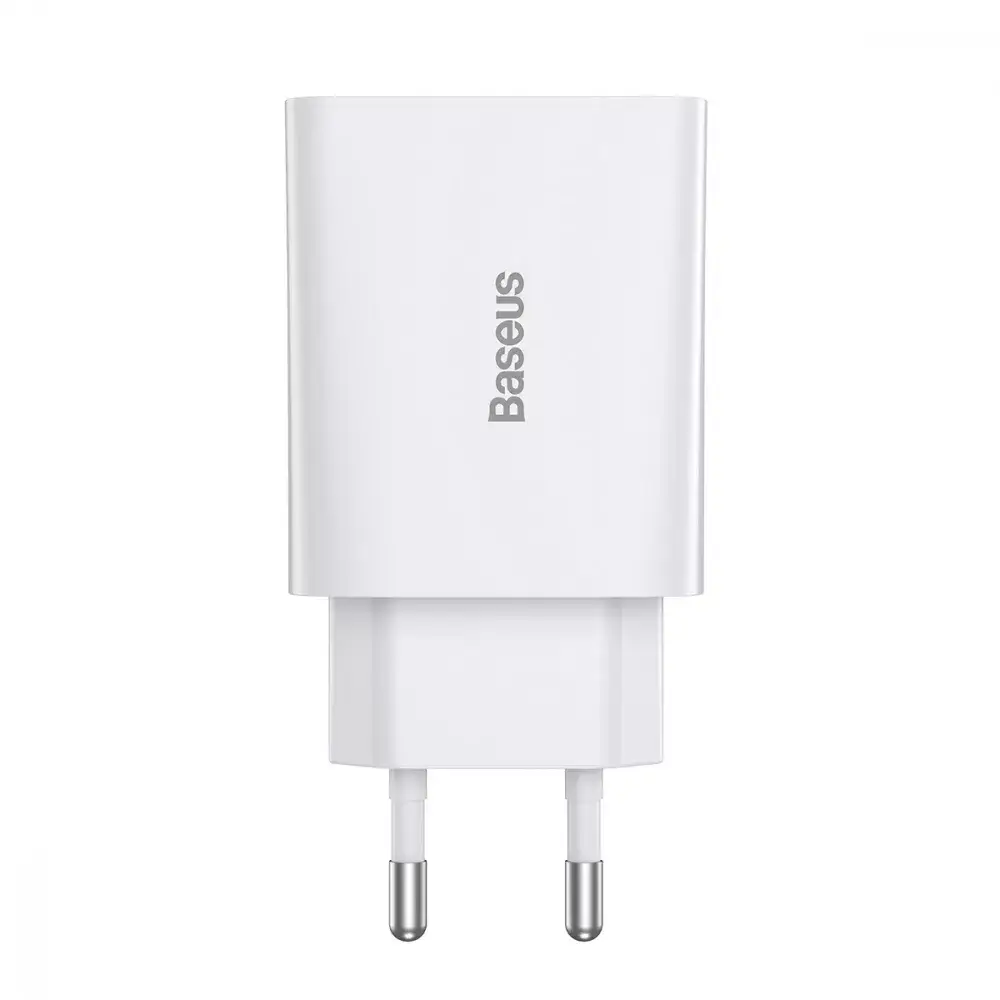 Сетевое зарядное устройство Baseus Speed Mini PD Charger 20W, 3А (1 Type-C) блок для зарядки телефона белый
Сетевое зарядное устройство Baseus Speed Mini PD Charger 20W, 3А (1 Type-C) блок для зарядки телефона белый