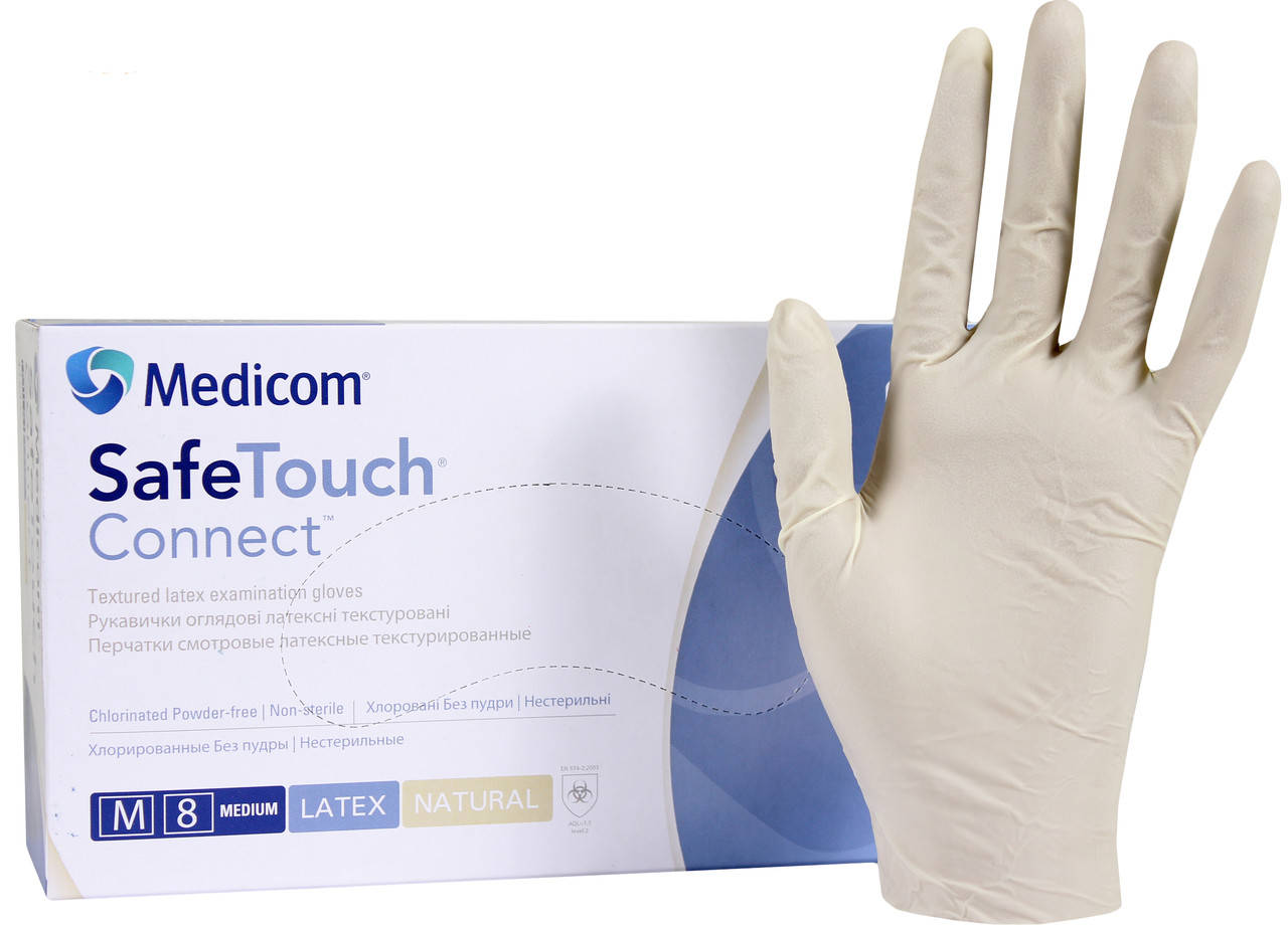 Перчатки латексные 5,5г/м² неопудренные (100 шт/уп) Медиком SafeTouch® Connect M (8) - ширина ладони 85-95 мм
Перчатки латексные 5,5г/м² неопудренные (100 шт/уп) Медиком SafeTouch® Connect M (8) - ширина ладони 85-95 мм