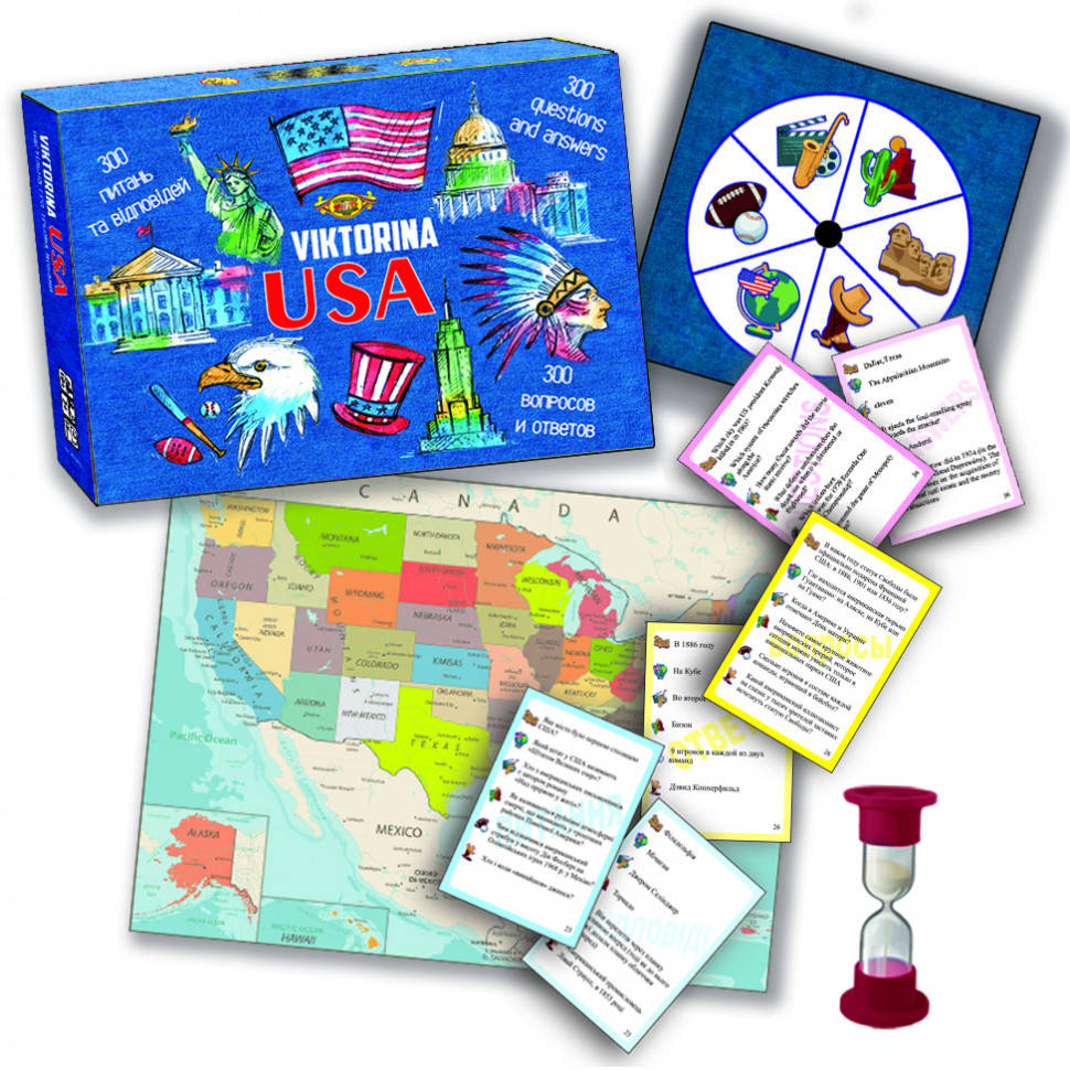 Настольная игра "Викторина США" MKP0903 правила игры на рус. и укр. языках
Настольная игра "Викторина США" MKP0903 правила игры на рус. и укр. языках