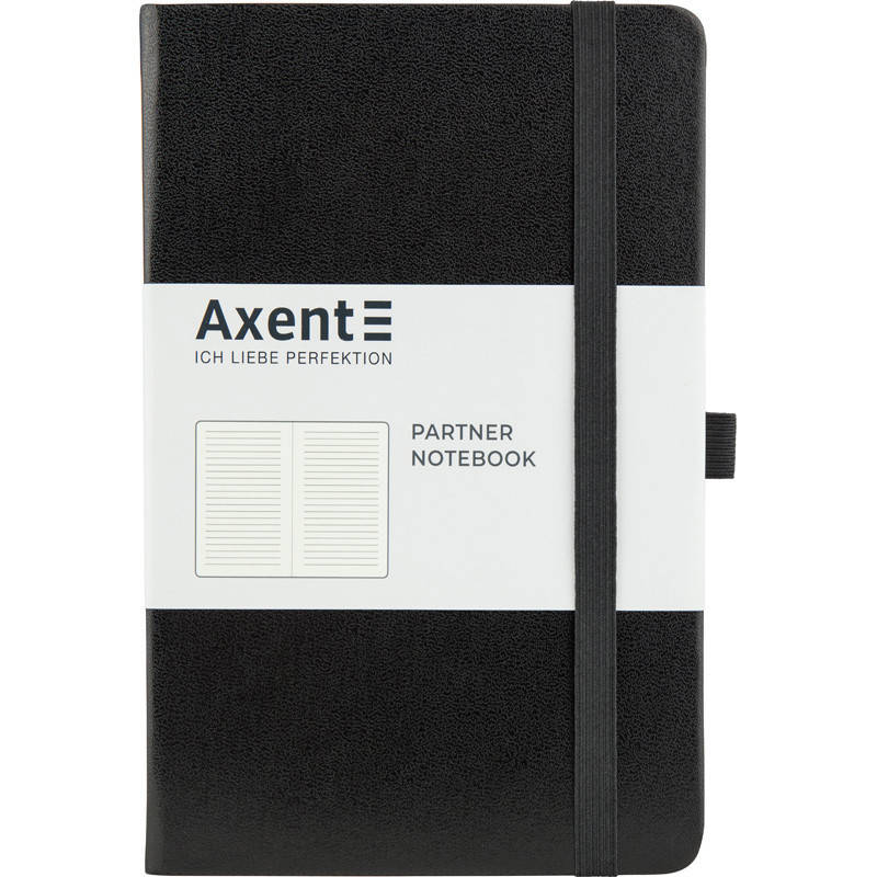 Книга записная Axent Partner 8308-01-A, A5-, 125x195 мм, 96 листов, линия, твердая обложка, чёрная
Книга записная Axent Partner 8308-01-A, A5-, 125x195 мм, 96 листов, линия, твердая обложка, чёрная