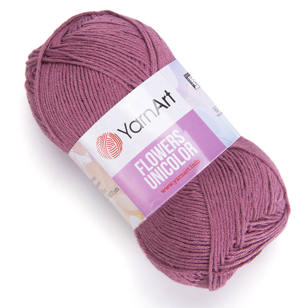 YarnArt Flowers Unicolor (ЯрнАрт Фловерс Униколор) № 763 сухая роза (Пряжа коттон, нитки для вязания), Розовый
YarnArt Flowers Unicolor (ЯрнАрт Фловерс Униколор) № 763 сухая роза (Пряжа коттон, нитки для вязания), Розовый