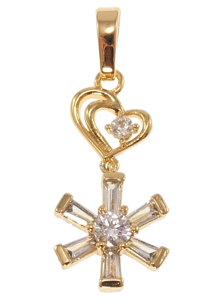 Кулон Xuping Позолота 18K "Сердечко с кристальной снежинкой" для цепочки до 6мм
Кулон Xuping Позолота 18K "Сердечко с кристальной снежинкой" для цепочки до 6мм