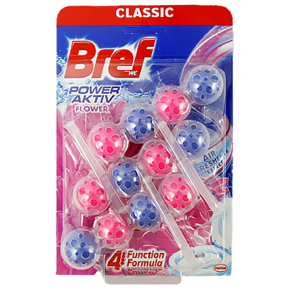 Підвіска для унітазу потрійна Бреф квіти Bref power activ flower 3szt 150g 9шт/ящ (Код : 00-00011943)
Підвіска для унітазу потрійна Бреф квіти Bref power activ flower 3szt 150g 9шт/ящ (Код : 00-00011943)