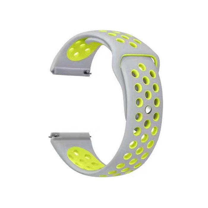 Ремешок 20мм силиконовый MU Sport для Samsung Gear S2 Classic/Watch 3 41mm/Watch 42mm / Active 1/2 Grey-Green
Ремешок 20мм силиконовый MU Sport для Samsung Gear S2 Classic/Watch 3 41mm/Watch 42mm / Active 1/2 Grey-Green