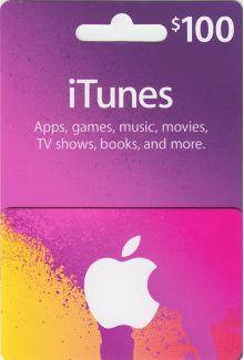 Карта оплаты iTunes Gift Card 100$ для App Store карта пополнения счета 100 долларов iTunes Store и AppStore
Карта оплаты iTunes Gift Card 100$ для App Store карта пополнения счета 100 долларов iTunes Store и AppStore