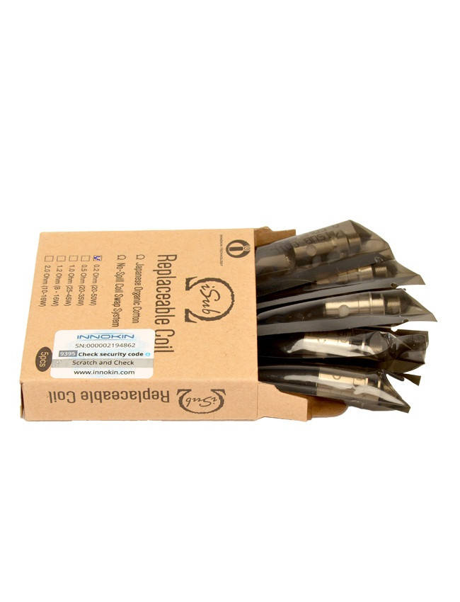 Сменный испаритель от Innokin iSub Replaceable Coil Original Version в упаковке 5 штук на 0.2 Ом
Сменный испаритель от Innokin iSub Replaceable Coil Original Version в упаковке 5 штук на 0.2 Ом