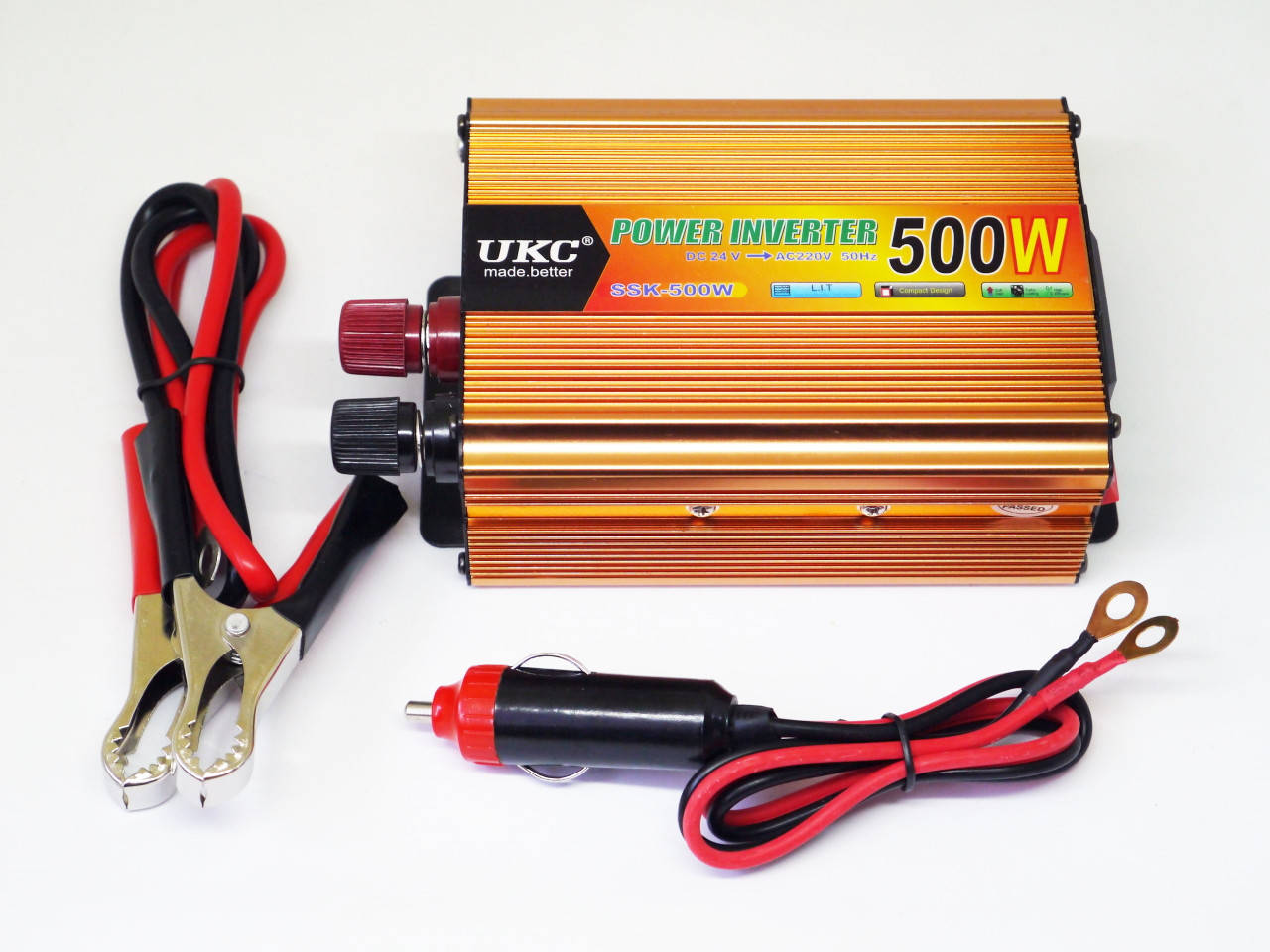 Преобразователь напряжения UKC 500W 24V в 220V инвертор AC/DC Gold для грузовиков фур
Преобразователь напряжения UKC 500W 24V в 220V инвертор AC/DC Gold для грузовиков фур