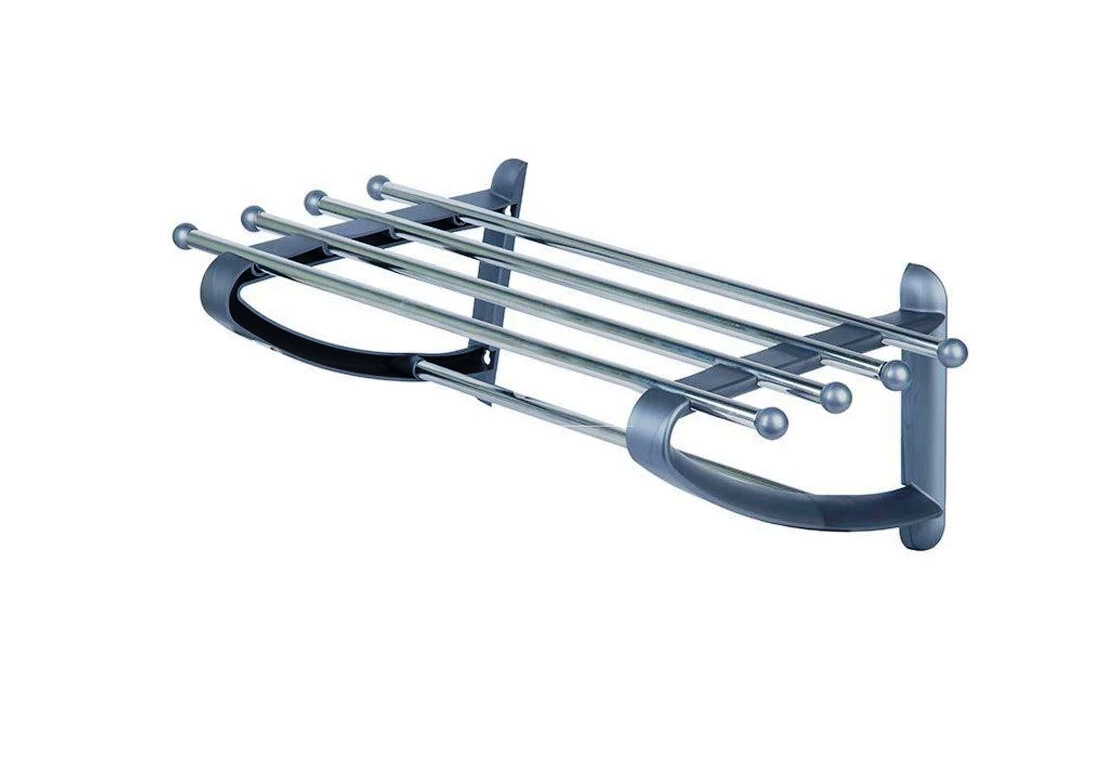 Полка для полотенец настенная, Серый
Полка для полотенец настенная, Серый