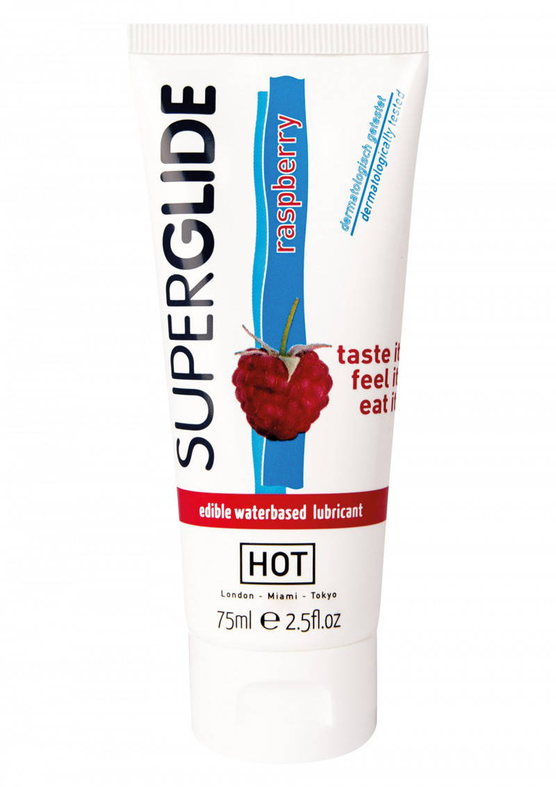 Съедобная интимная смазка для орального секса со вкусом малины 75 мл Superglide Raspberry от Hot Качество 1987
Съедобная интимная смазка для орального секса со вкусом малины 75 мл Superglide Raspberry от Hot Качество 1987