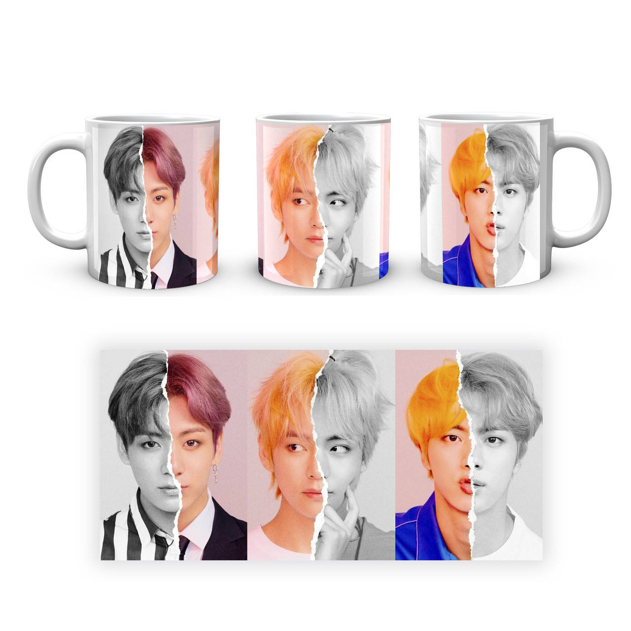 Кружка GeekLand Bangtan Boys Чон Чонгук, Ким Тэхен, Ким Сокджин BTS CP 04.464, Белый
Кружка GeekLand Bangtan Boys Чон Чонгук, Ким Тэхен, Ким Сокджин BTS CP 04.464, Белый