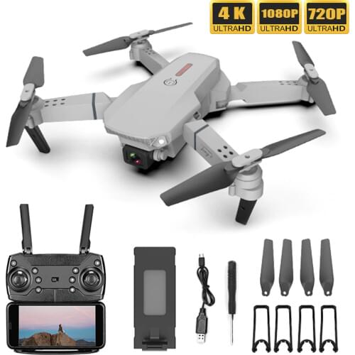 Квадрокоптер E88 PRO Gray - дрон с HD камерой, FPV до 20 минут полета + КЕЙС + ПОДАРОК батарейки
Квадрокоптер E88 PRO Gray - дрон с HD камерой, FPV до 20 минут полета + КЕЙС + ПОДАРОК батарейки