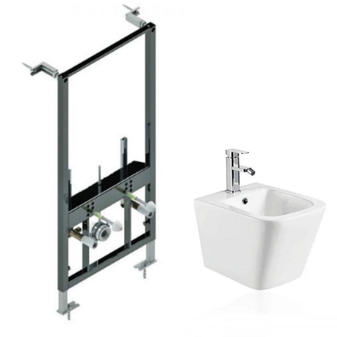 Комплект: Система инсталляции для биде Alcora Koller Pool + KVADRO биде подвесное
Комплект: Система инсталляции для биде Alcora Koller Pool + KVADRO биде подвесное