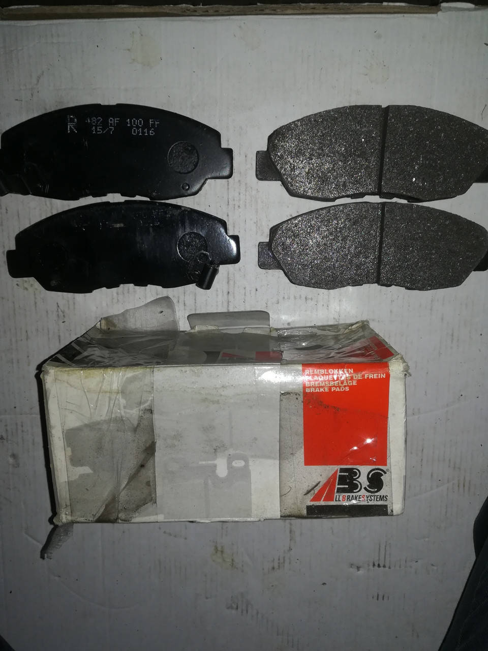 Тормозные колодки honda accord CB, CC, CD,CE,CF,CG, CK, CG,CR-V(RD),PRELUDE CB,LAND ROVER DISCOVERY
Тормозные колодки honda accord CB, CC, CD,CE,CF,CG, CK, CG,CR-V(RD),PRELUDE CB,LAND ROVER DISCOVERY
