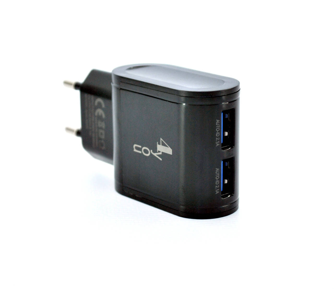 Зарядное устройство 4you A22S (2.4A, Smart IC, Auto ID, 2USB, Led подсветка) black, Черный
Зарядное устройство 4you A22S (2.4A, Smart IC, Auto ID, 2USB, Led подсветка) black, Черный