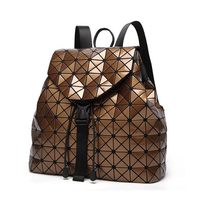 Модный рюкзак женский городской. Яркий рюкзак хамелеон Bao Bao Issey Miyake. Рюкзак для девочки, Бронзовый
Модный рюкзак женский городской. Яркий рюкзак хамелеон Bao Bao Issey Miyake. Рюкзак для девочки, Бронзовый