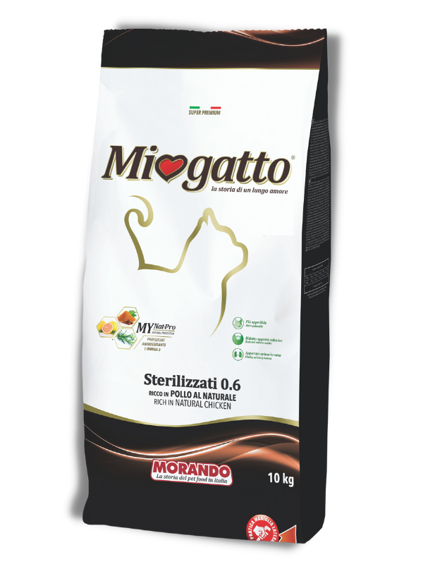 Сухой корм для стерилизованных кошек Morando MioGatto Sterilised с натуральной курицей 10 kg
Сухой корм для стерилизованных кошек Morando MioGatto Sterilised с натуральной курицей 10 kg