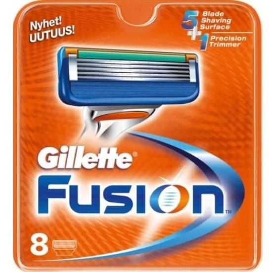 Сменные кассеты Gillette Fusion - 8 шт (Оригинал)
Сменные кассеты Gillette Fusion - 8 шт (Оригинал)