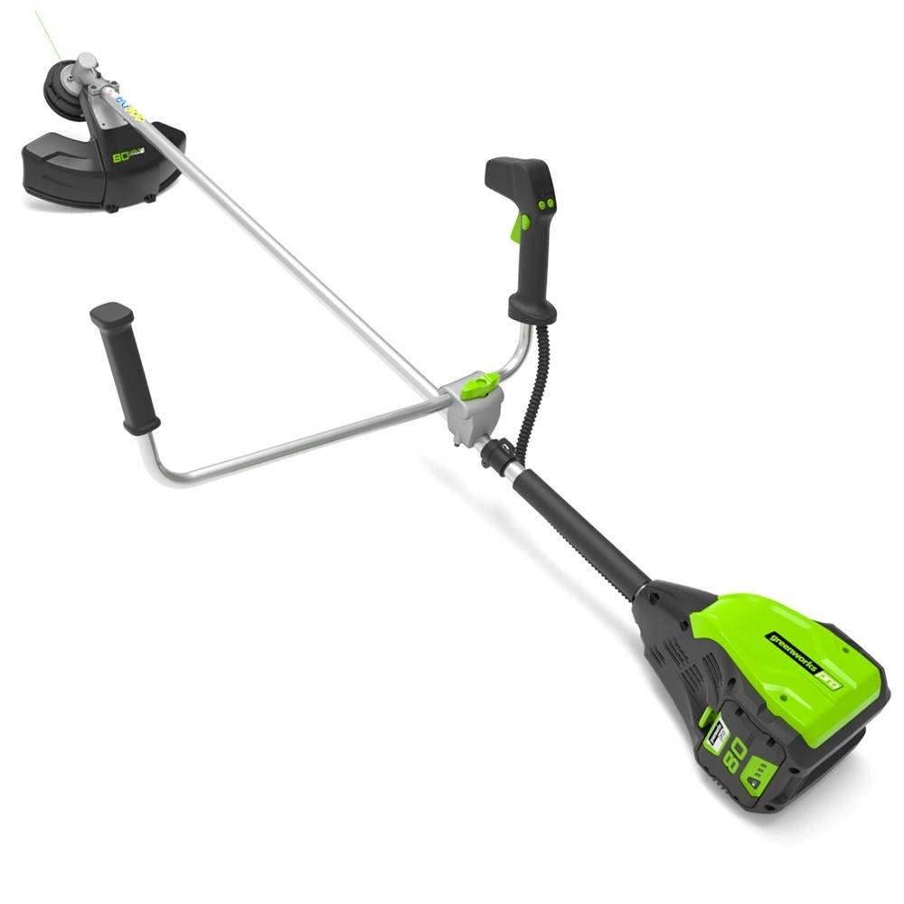 Аккумуляторный бесщёточный триммер (мотокоса) GREENWORKS GD80BCBК2 (1301707) с АКБ 2 Ач и ЗУ
Аккумуляторный бесщёточный триммер (мотокоса) GREENWORKS GD80BCBК2 (1301707) с АКБ 2 Ач и ЗУ