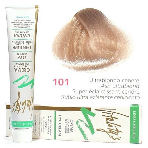 101 Краска для волос с экстрактами трав VITALITY’S Collection – Пепельный ультра блонд , 100 мл
101 Краска для волос с экстрактами трав VITALITY’S Collection – Пепельный ультра блонд , 100 мл