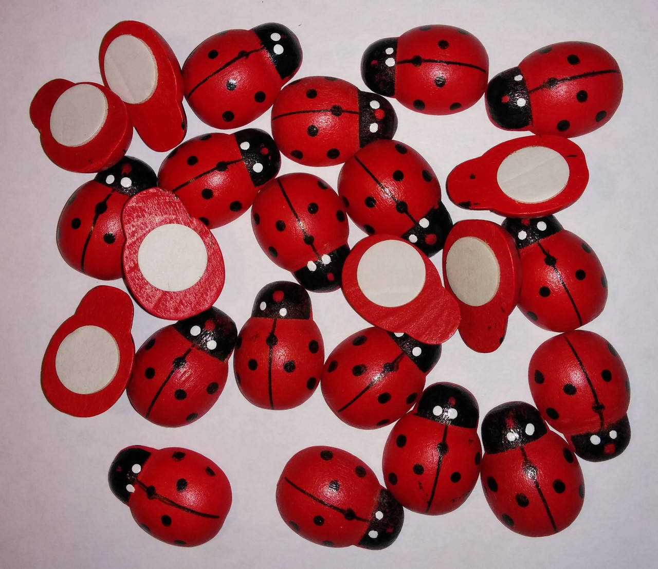 Липучки "Божьи коровки" 1,3 см, 24 шт/уп 
Липучки "Божьи коровки" 1,3 см, 24 шт/уп
