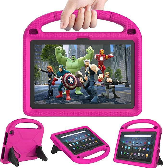 Чехол для планшета Fire HD 10 и Fire HD 10 Plus для детей (11-е поколение, выпуск 2021 г.), Розовый
Чехол для планшета Fire HD 10 и Fire HD 10 Plus для детей (11-е поколение, выпуск 2021 г.), Розовый