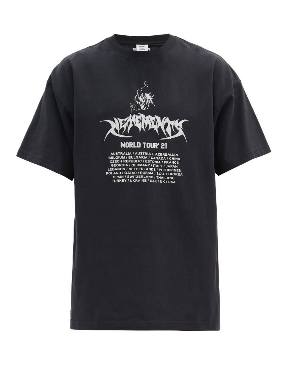 Футболка черная Vetements World Tour • Ветеменс футболка мужская | женская | детская XL, 52
Футболка черная Vetements World Tour • Ветеменс футболка мужская | женская | детская XL, 52